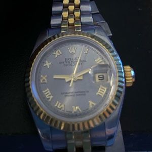 2005 Rolex Ladies Datejust stainless and 18k gold watch